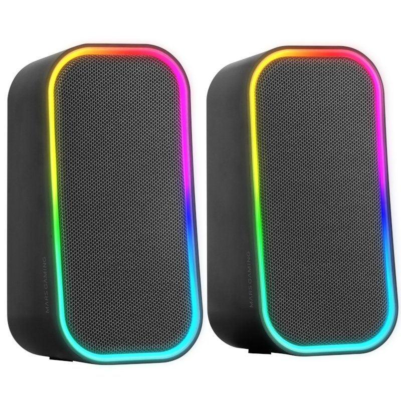 Altavoces con Bluetooth Mars Gaming MS-OM/ 20W/ 2.0 Altavoces con Bluetooth Mars Gaming MS-OM/ 20W/ 2.0