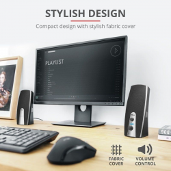 Colunas Trust Mila | 10W | USB 2.0 | Preto