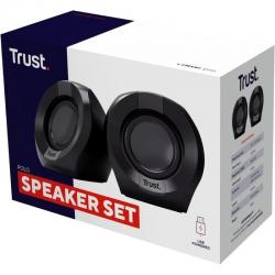 Colunas Trust Polo 2.0 | 8W |USB 2.0