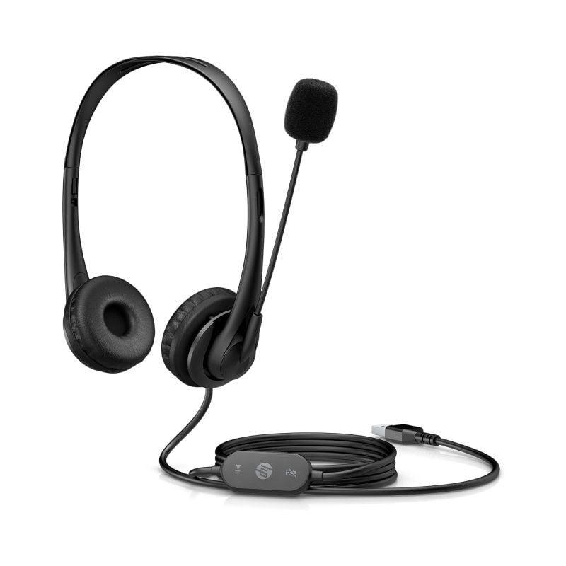 Comprar AUSCULTADORES HP G2 STEREO | COM MICROFONE | USB | PRETO