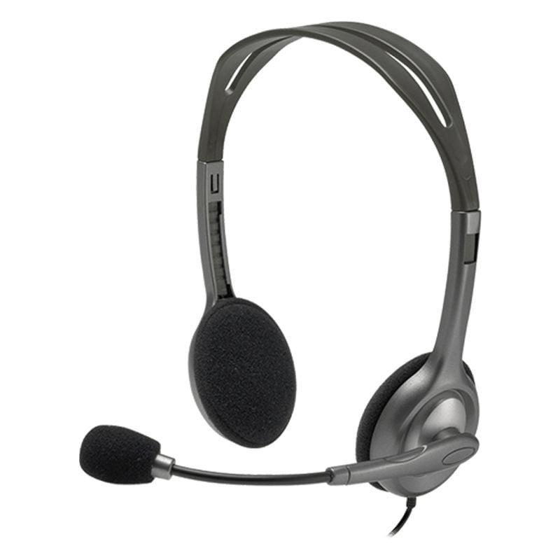 Comprar AUSCULTADORES LOGITECH H111 | COM MICROFONE | JACK 3.5 | NEGRO