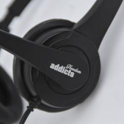 AUSCULTADORES NGS VOX505 USB | COM MICROFONE | CONEXÃO USB | COR PRETA