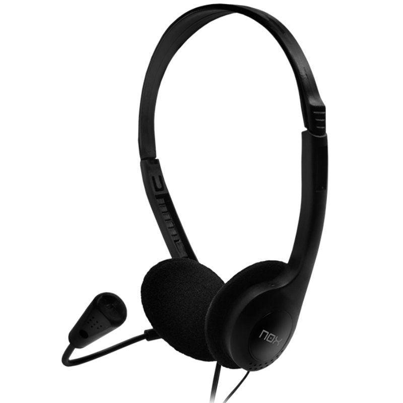 Comprar AUSCULTADORES NOX VOICE ONE | COM MICROFONE | JACK 3.5 MM | COR PRETO