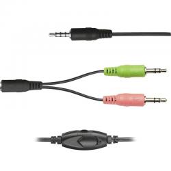 AURICULARES TRUST PRIMO CHAT | MICROFONE | JACK 3.5 | PRETO