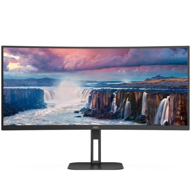 Comprar Monitor profissional Curvo Ultrapanorâmico AOC CU34V5C/BK 34' | WQHD | Multimídia