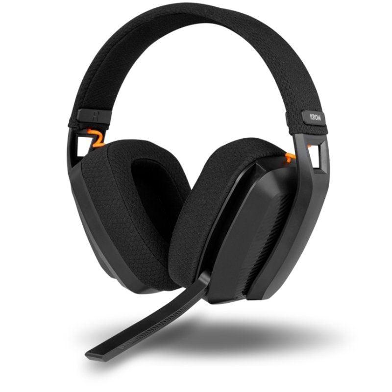 Comprar Auscultadores Gaming Microfone sem fio Krom Kanji | Bluetooth | USB 2.0 | Preto