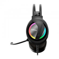 Auscultadores Gaming com Micrófone Krom Kappa | Jack 3.5 | USB 2.0 | Pretos