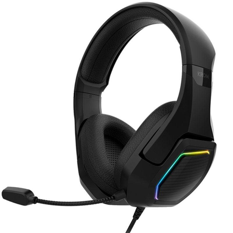 Comprar Krom Kopa 7.1 Auscultadores para jogos com microfone | USB 2.0| Preto