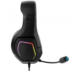 Krom Kopa 7.1 Auscultadores para jogos com microfone | USB 2.0| Preto