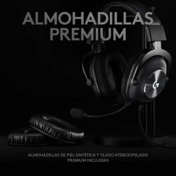 Auscultadores Gaming com Micrófone Logitech G Pro X | Jack 3.5 | USB | Pretos