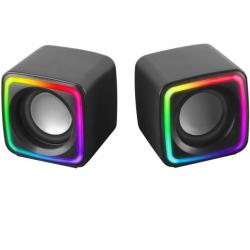 Colunas Mars Gaming MSCUBE | 8W | 2.0 | Preto