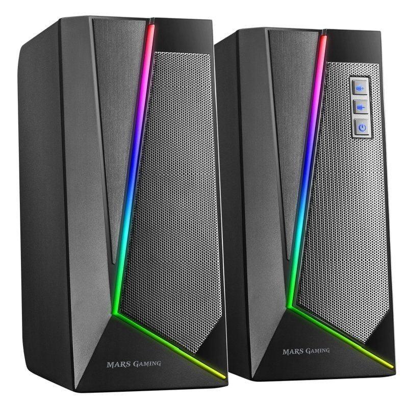Altavoces con Bluetooth Mars Gaming MS7/ 20W/ 2.0/ Negros Altavoces con Bluetooth Mars Gaming MS7/ 20W/ 2.0/ Negros