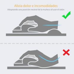 Tapete ergonômico Fellowes | 20 x 196 x 230 mm | Azul