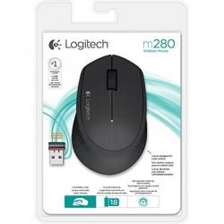 RATO LOGITECH M280 | BÁSICO | ÓPTICO | 1000 DPI | SEM FIOS | DESTRO | PRETO