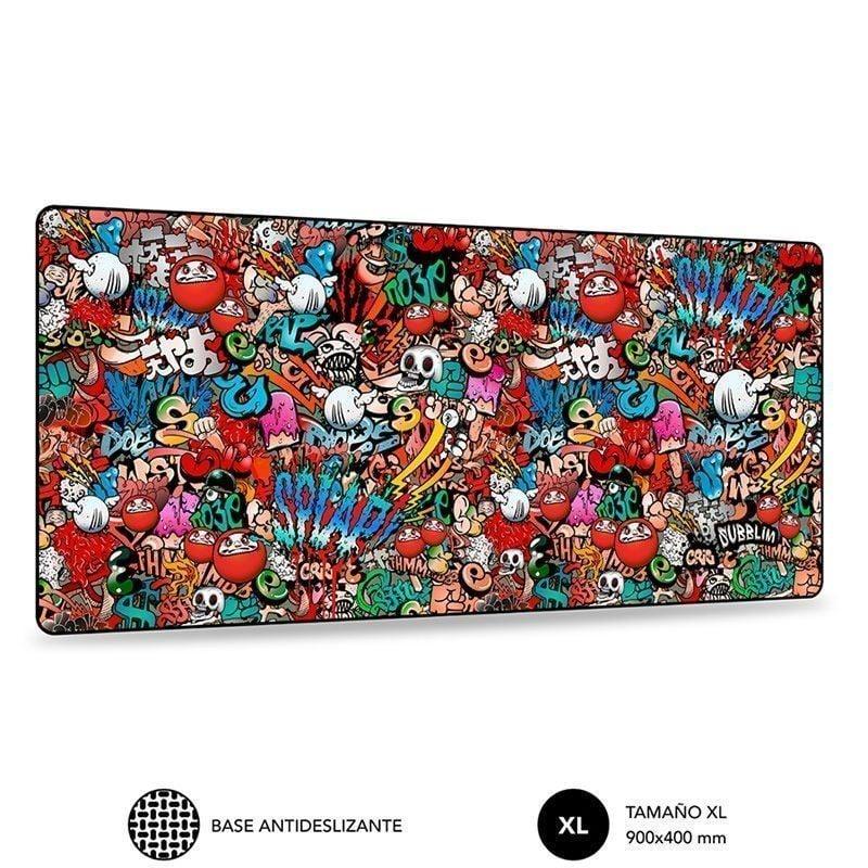 Alfombrilla Subblim 01PUW02 Graffiti XL/ 900 x 400 x 3 mm Alfombrilla Subblim 01PUW02 Graffiti XL/ 900 x 400 x 3 mm