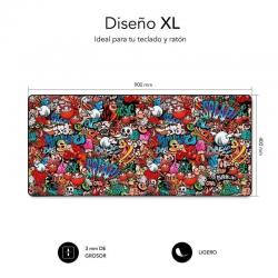 Tapete Subblim Graffiti XL | 900 x 400 x 3 mm barato