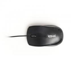 RATO IGGUAL IGG316849 | BÁSICO | ÓPTICO | 800 DPI | COM FIO | AMBIDESTRO | PRETO barato