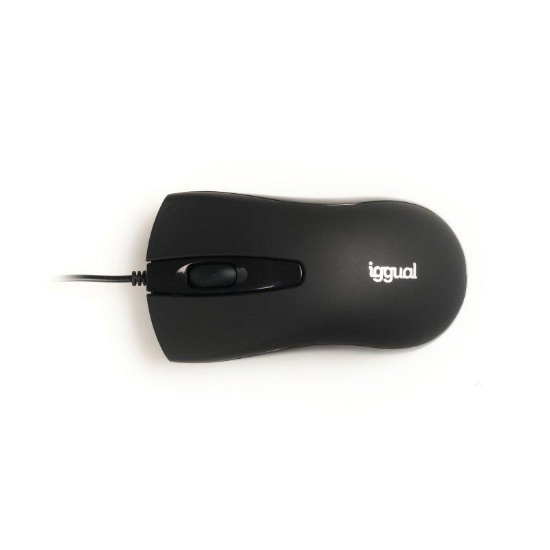 Comprar RATO IGG317648 | BÁSICO | ÓPTICO | 1200 DPI | COM FIO | AMBIDESTRO | NEGRO