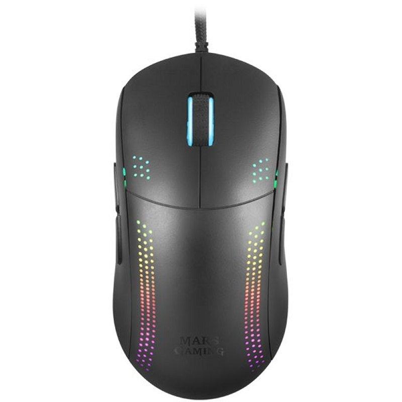 Mars Gaming Ratón MMPRO ULTRALIGHT RGB BLACK Mars Gaming Ratón MMPRO ULTRALIGHT RGB BLACK