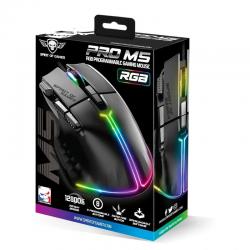 RATO SPIRIT OF GAMER PRO M5 | GAMING | ÓPTICO | 12800 DPI | COM FIO | DESTRO | PRETO