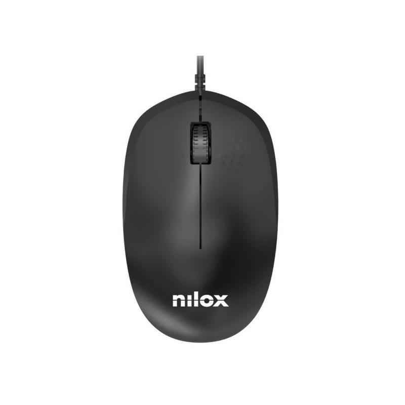 Comprar RATO NILOX MOUSB1012 | BÁSICO | ÓPTICO | 1200 DPI | COM FIO | AMBIDESTRO | PRETO