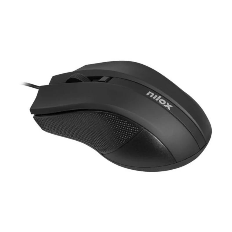 Comprar RATO NILOX MOUSB1002 | BÁSICO | ÓPTICO | 1600 DPI | COM FIO | AMBIDESTRO | PRETO