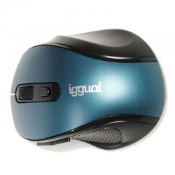 RATO IGGUAL IGG317525 | BÁSICO | ÓPTICO | 1600 DPI | SEM FIOS | DESTRO | AZUL PLOMO online