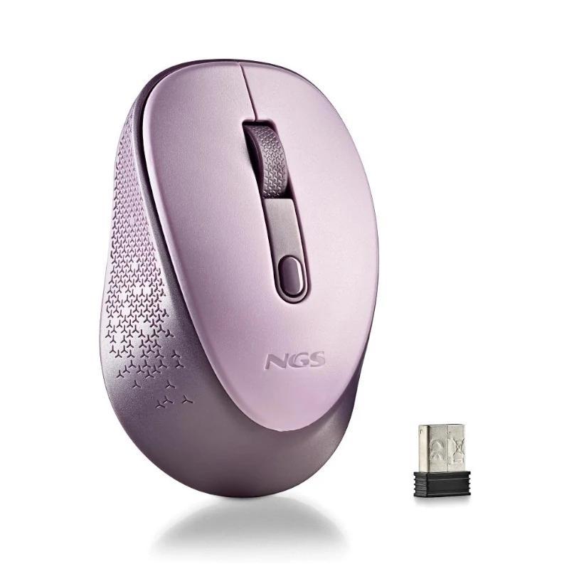 Comprar RATO NGS DEWLILAC | BÁSICO | ÓPTICO | 800/1600 DPI | SEM FIOS | AMBIDESTRO | LILA