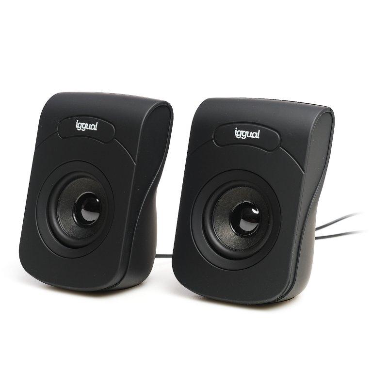 iggual Altavoces 2.0 6W mini-jack + USB iggual Altavoces 2.0 6W mini-jack + USB