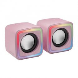 Colunas de som MARS GAMING MSCUBE | 8W | Rosa online