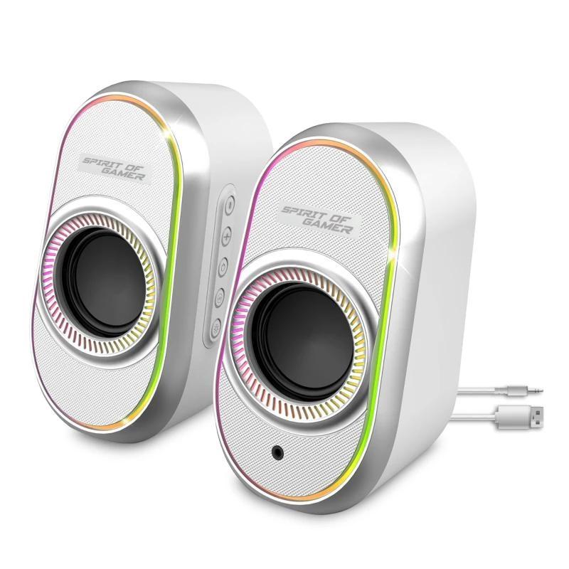 Spirit of Gamer Altavoz 2.0 FANATIC 500 RGB White Spirit of Gamer Altavoz 2.0 FANATIC 500 RGB White