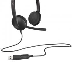 AURICULARES LOGITECH H340 | MICROFONE | USB | PRETO online
