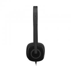 Logitech Headphones H151 | com microfone | Jack 3.5 | Preto barato