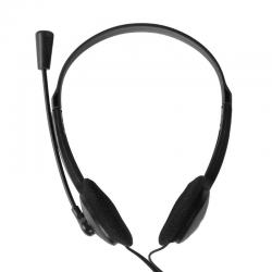 AUSCULTADORES IGGUAL IGG319017 | COM MICROFONE | 2 X MINI JACK 3.5 MM | PRETO online