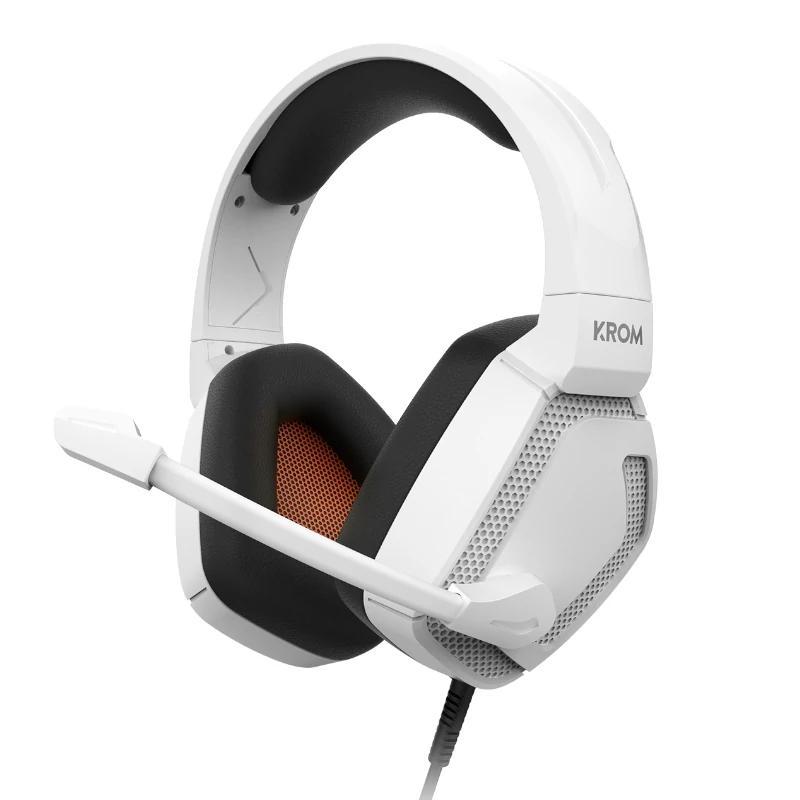 KROM KOPA PRO | AURICULAR GAMING STEREO BLANCO KROM KOPA PRO | AURICULAR GAMING STEREO BLANCO