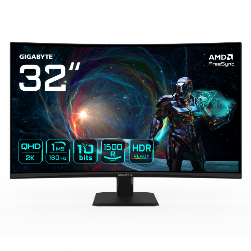 MONITOR GAMING GIGABYTE GS32QCA 31.5" 2560X1440 QHD MONITOR GAMING GIGABYTE GS32QCA 31.5" 2560X1440 QHD