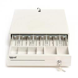 Iggual Gaveta de Dinheiros | IRON-10W  38cm 4+6  |  Branco barato