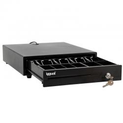 Iggual Gaveta de Dinheiro | IRON-10 38cm 4+6 | Preto barato