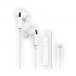 AURICULARES TECH ONE TECH EARTECH HOP TEC1202 | COM MICROFONE | LIGHTNING | BRANCO online