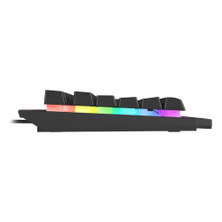 TECLADO GAMING GENESIS RHOD 500 RGB COM RETROILUMINADO EM ALUMÍNIO