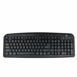 TECLADO USB  EWENT MULTIMÉDIA PRETO