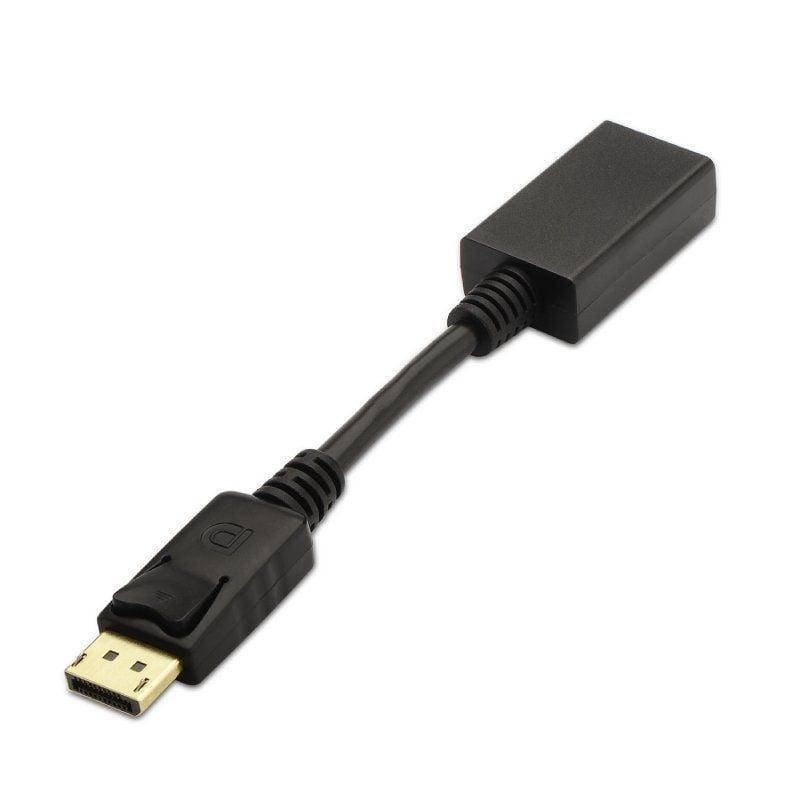 Conversor Aisens A125-0134/ DisplayPort Macho - HDMI Hembra/ 15cm/ Negro Conversor Aisens A125-0134/ DisplayPort Macho - HDMI Hembra/ 15cm/ Negro