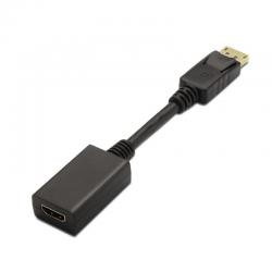 Conversor Aisens A125-0134 | DisplayPort Macho - HDMI Fêmea | 15cm | Preto online