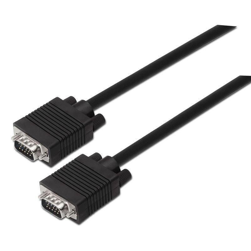 Cable SVGA Aisens A113-0068/ VGA Macho - VGA Macho/ Hasta 3W/ 10Mbps/ 1.8m/ Negro Cable SVGA Aisens A113-0068/ VGA Macho - VGA Macho/ Hasta 3W/ 10Mbps/ 1.8m/ Negro