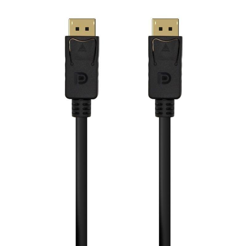 Cable DisplayPort 1.2 4K Aisens A124-0548/ DisplayPort Macho - DisplayPort Macho/ Hasta 5W/ 2300Mbps/ 50cm/ Negro Cable DisplayPort 1.2 4K Aisens A124-0548/ DisplayPort Macho - DisplayPort Macho/ Hasta 5W/ 2300Mbps/ 50cm/ Negro