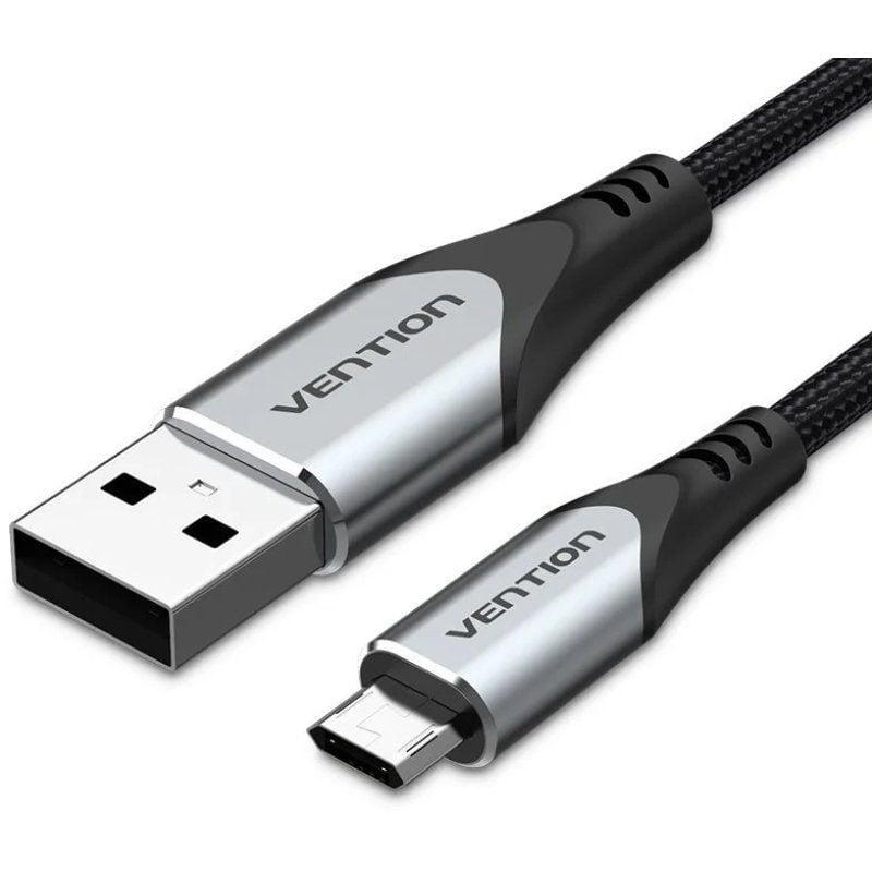 Cable USB 2.0 Vention COCHG/ USB Macho - MicroUSB Macho/ 480Mbps/ 1.5m/ Negro Cable USB 2.0 Vention COCHG/ USB Macho - MicroUSB Macho/ 480Mbps/ 1.5m/ Negro